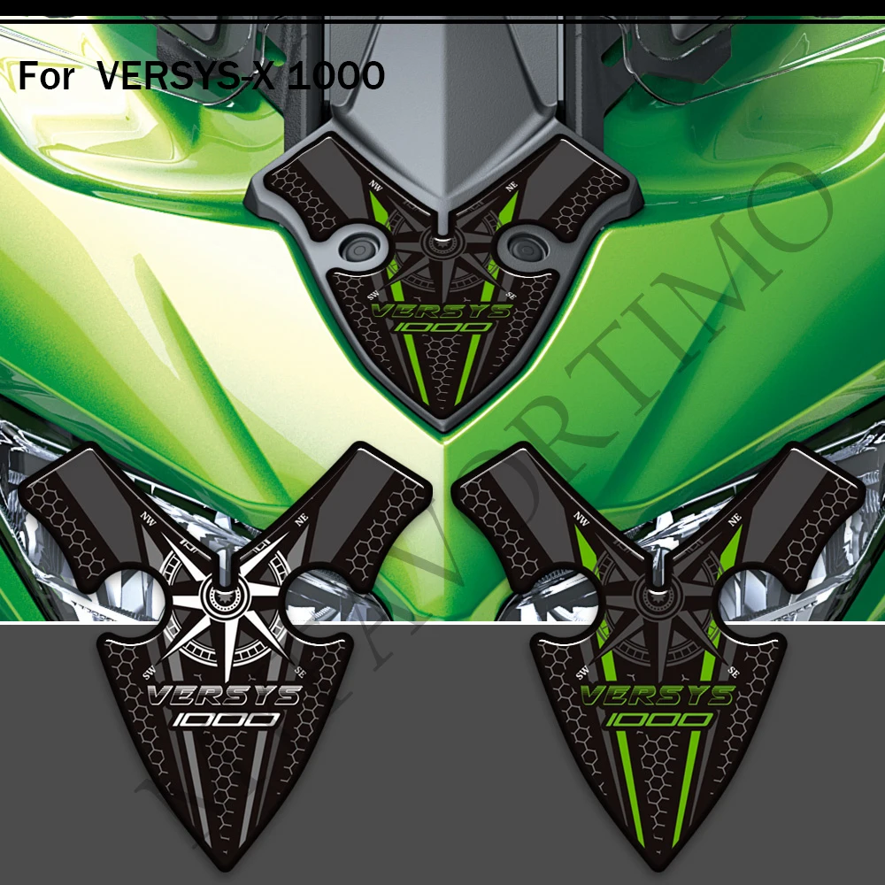 

Motorcycle Fuel Oil Kit Knee Stickers Decals Protector Trunk Luggage Cases For Kawasaki VERSYS-X 300 400 650 1000 250