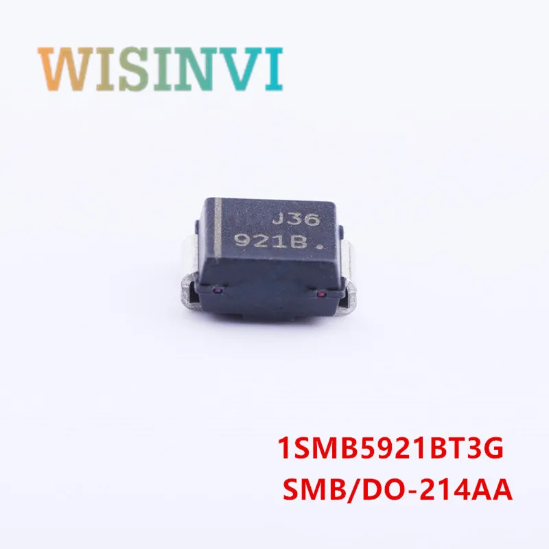 50PCS 1SMB5918BT3G 918B 3W/5.1V  1SMB5921BT3G 921B 3W/6.8V 1SMB5919BT3G 919B 3W 3W/5.6V 1SMB5920BT3G 920B 3W/6.2V  SMB DO-214AA