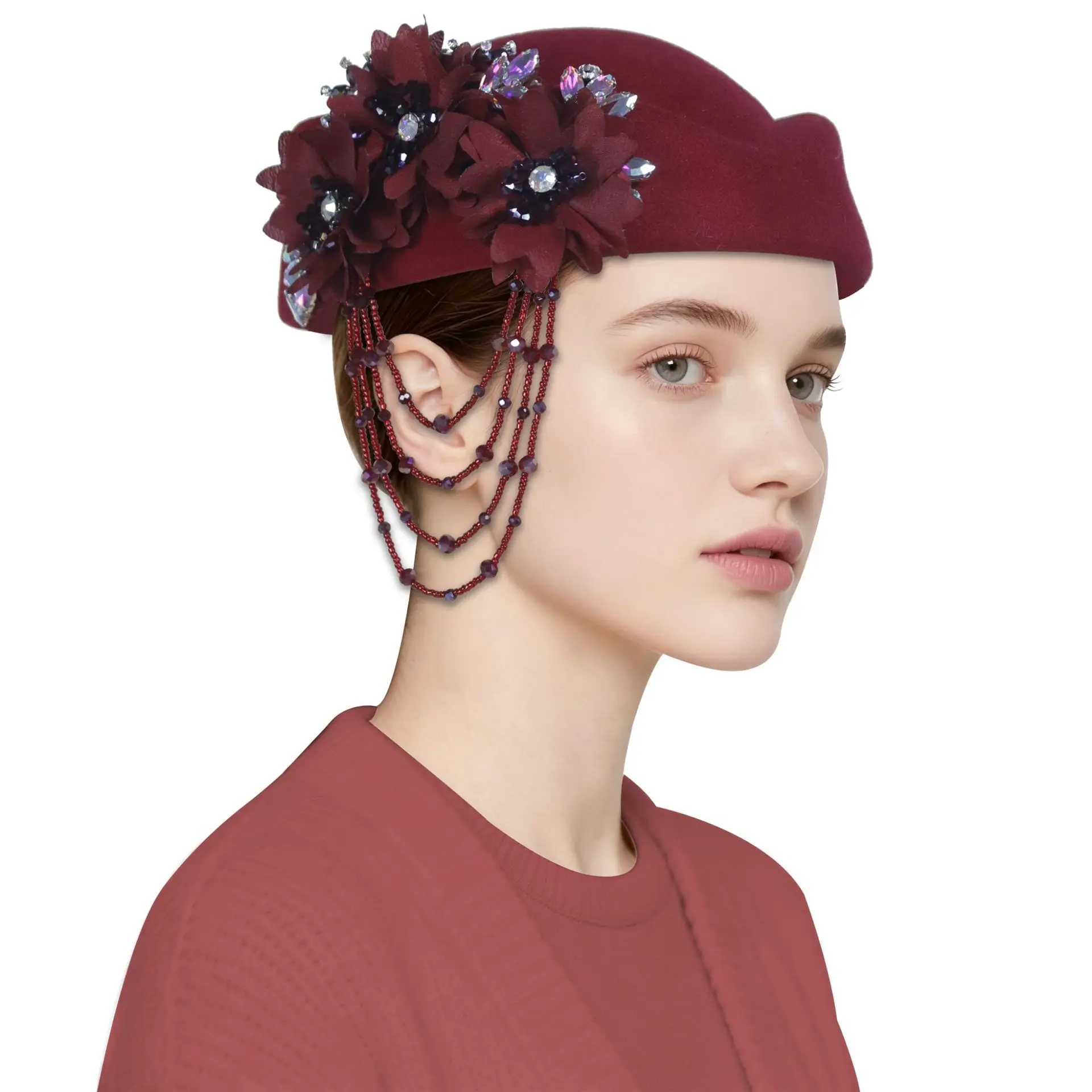 

African Headtie Women's Turban Cap Nigeria Auto Gele Wedding Party Headpeice Female Head Wraps Already Handmade Hats 2026