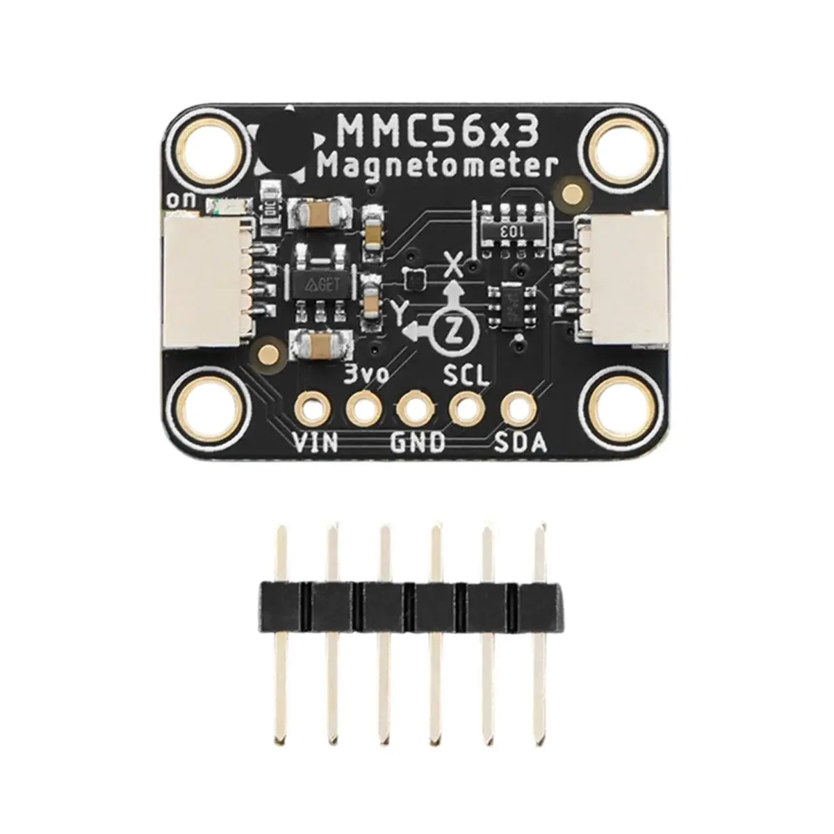 MMC5603 Triple- Magnetometer Module High- Triple- Magnetometer STEMMA QT/Qwiic for FPV Drone Navigation