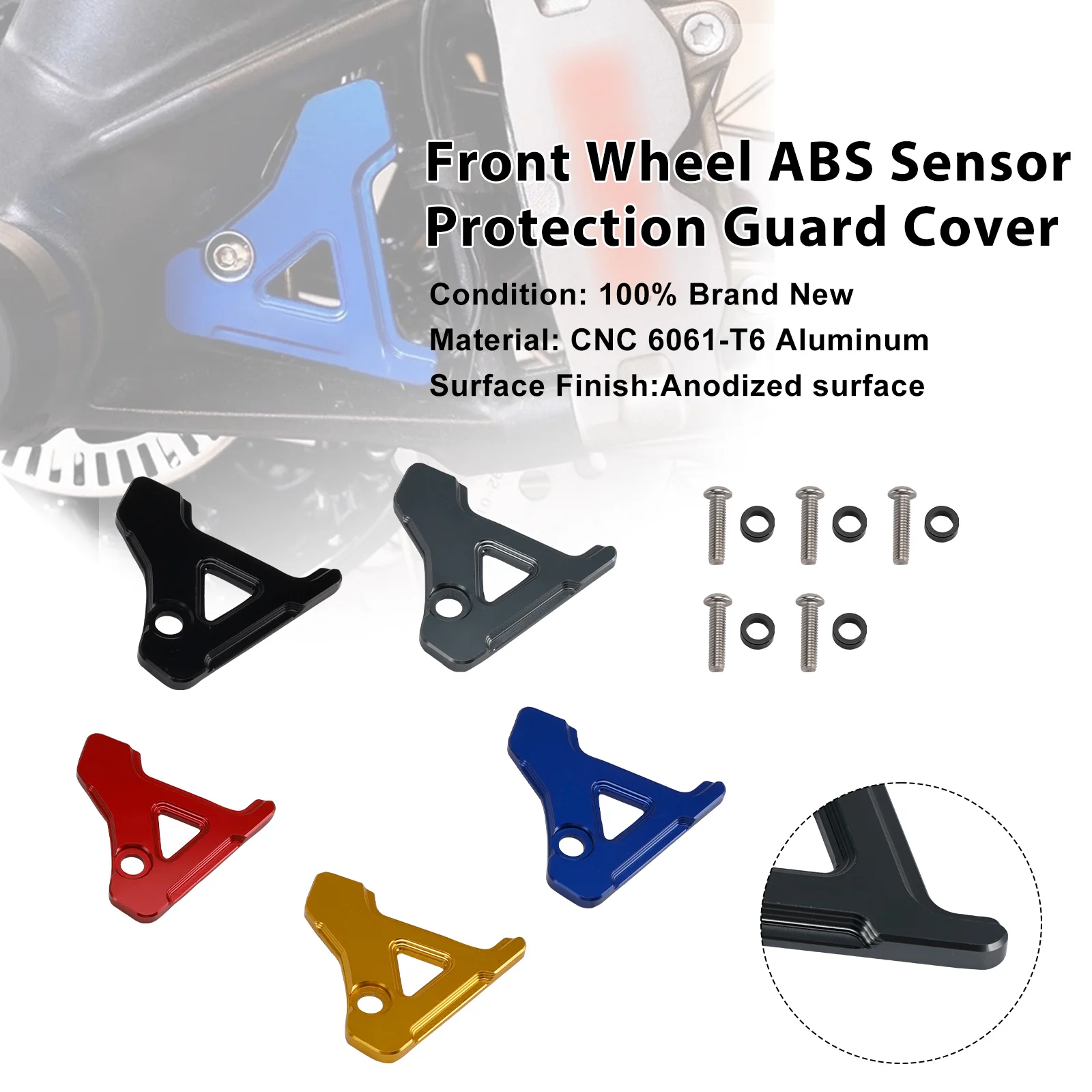 

Topteng Front Wheel ABS Sensor Protection Guard For BMW R1300GS / ADV 2023 2024 2025