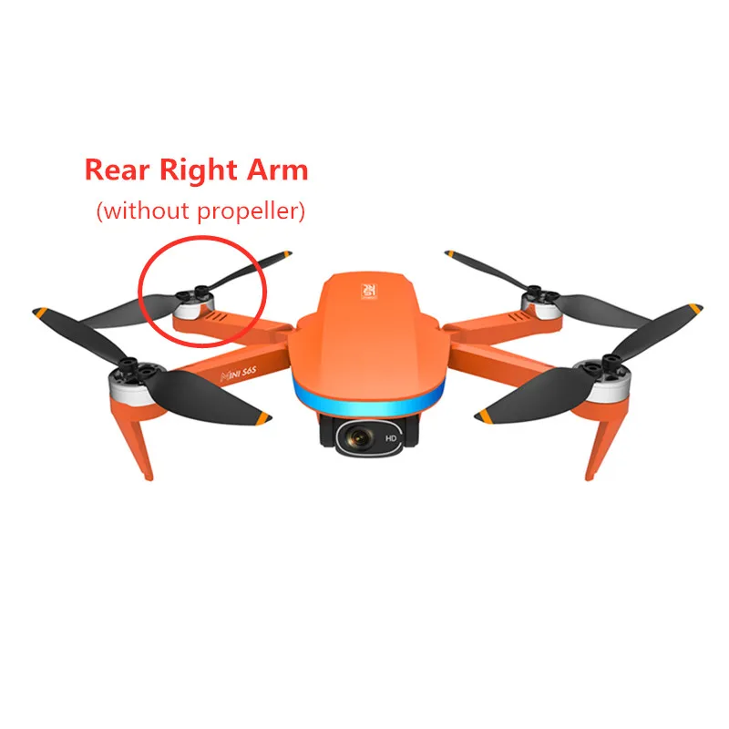 S6S 4K Mini GPS inteligentny pilot zdalnego sterowania zdalnie sterowany dron Quadcopter części zamienne do helikoptera 7.4V 1600mAh