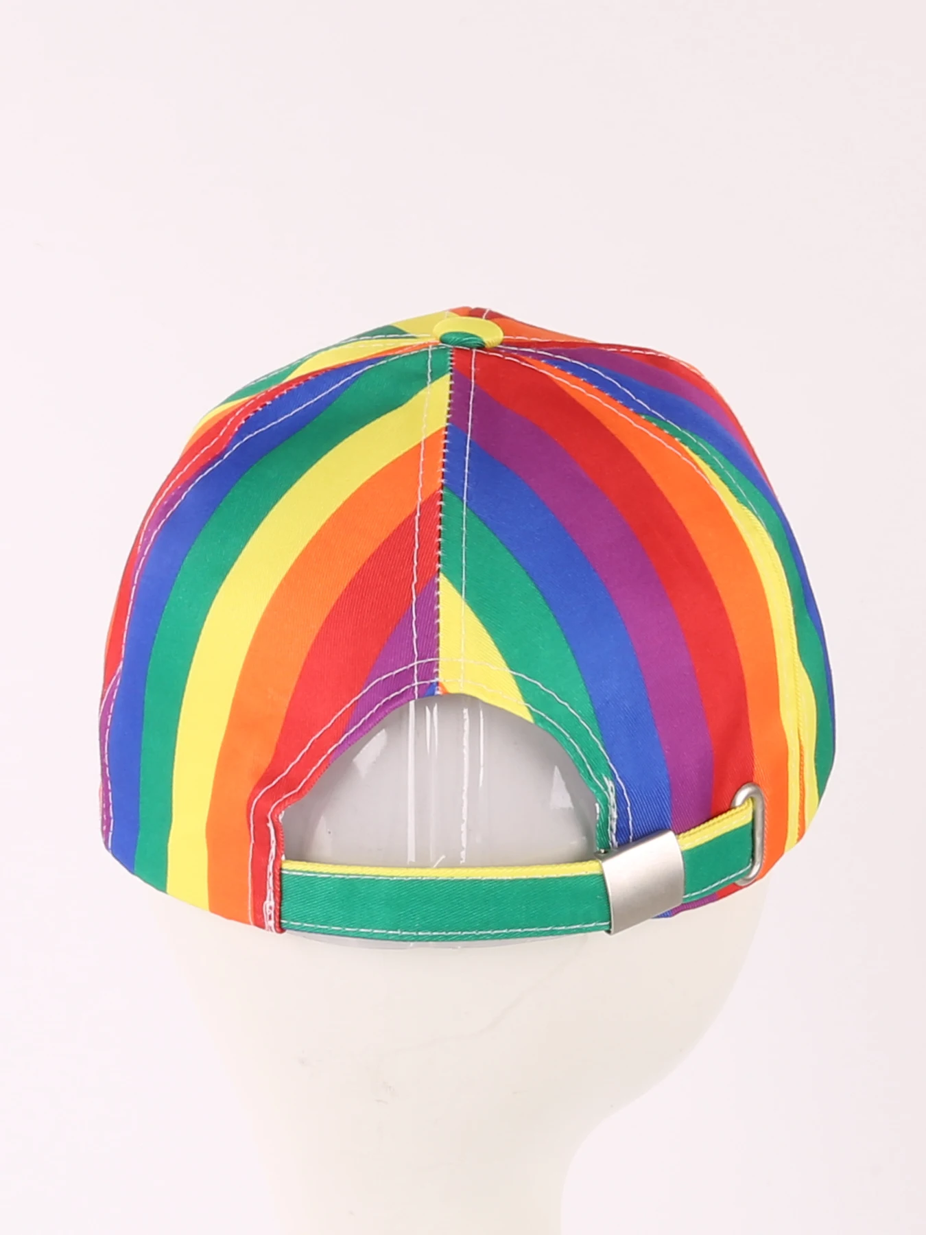 Spring/Summer New Rainbow Stripe Sunshade Hat Baseball Hat Sports Duck Tongue Hat Street Trend for Men and Women