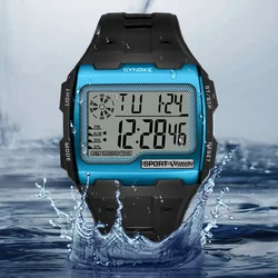 SYNOKE Digital Watch For Men Big Numbers Easy to Read 3ATM Water Resistant Men Digital Watch Outdoor Sports Luminous Function