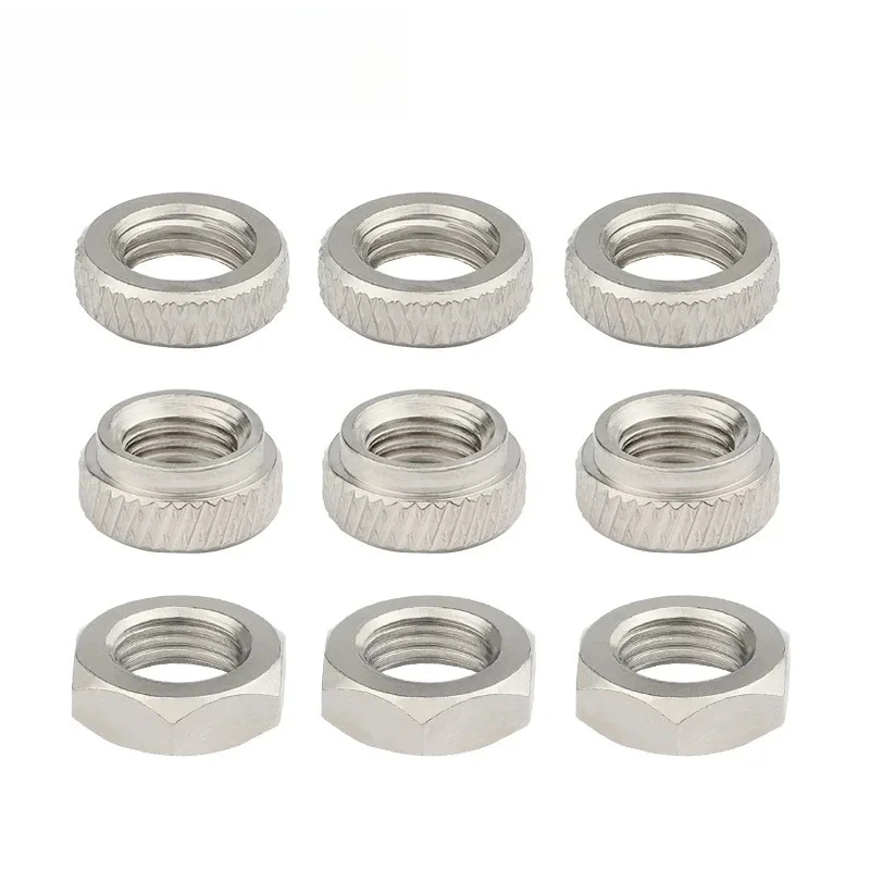 

10PCS F/V A/V Nickel Plated Copper Nuts For Motorcycle Bicycle Schrader Presta Valve 8V1 6V1 Fastening Threaded Tool