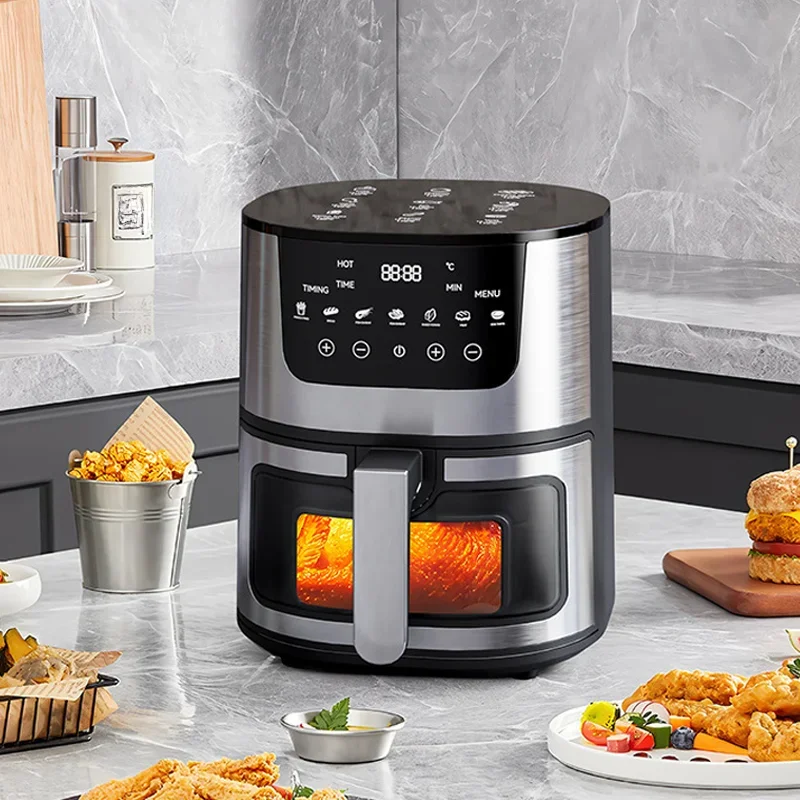 7L Electric Air Fryer Intelligent French Fry Machine with Large Capacity Electric Fryer Household Fritadeira