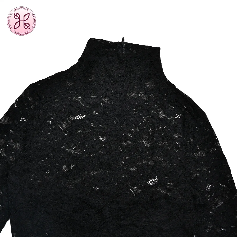 بذلة من الدانتيل والأكمام - ألواح شفافة ووشاح متدفق، أساسيات الليل