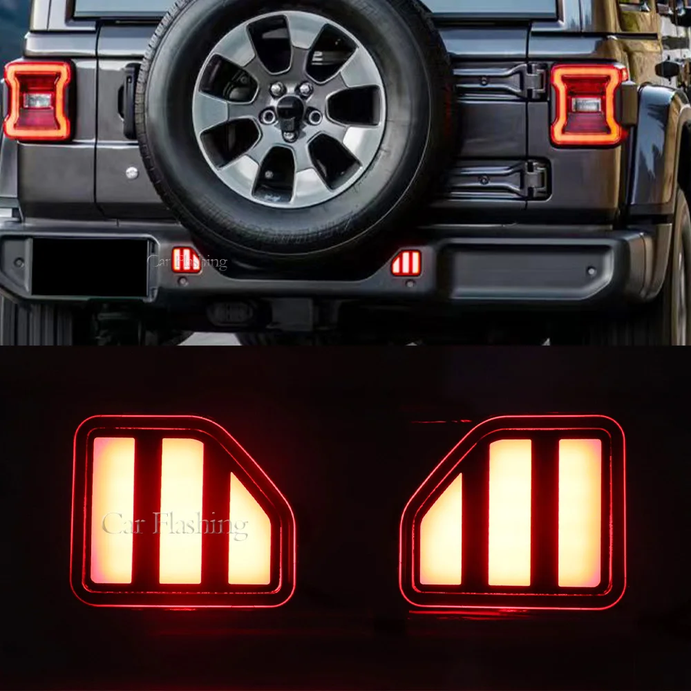 Car Rear Fog Light For Jeep Wrangler JL US version 2018 2019 2020