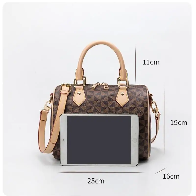 New Fashionable Large Capacity Printed Cross Body Bag Casual Women\'s Shoulder Bag Retro Handbag Versatile Small Square Bag