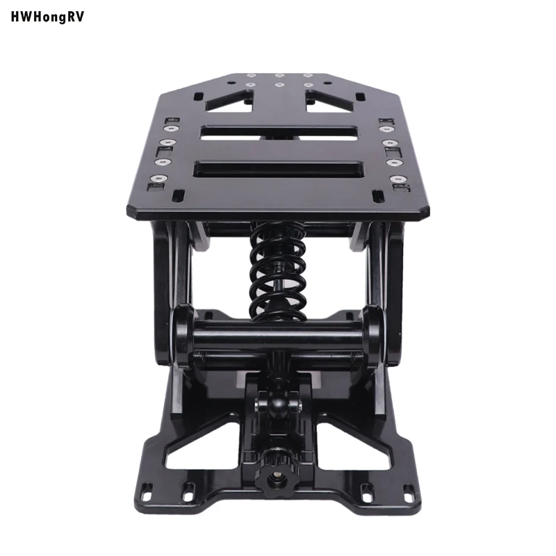 Rv Marine Seating Shock Mitigation Aluminum Silver Seat Pedestal Suspension Boat Base with Gas Strut