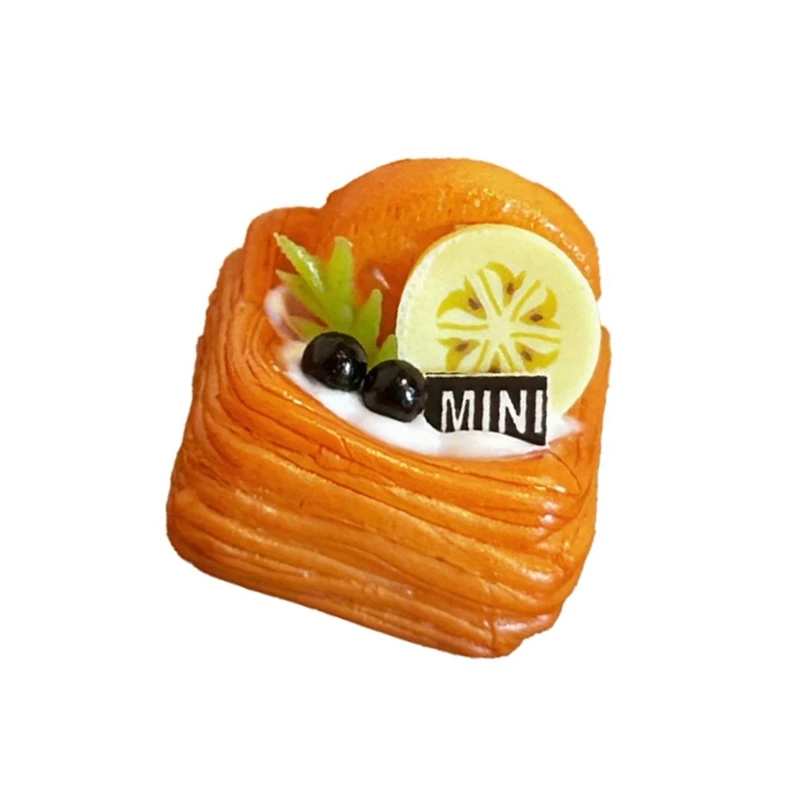 Multipurpose Dollhouses Miniature Danish Pastry 1/12 Scale Adds Charm to Your Dollhouses Kitchen or Dining Area image 4