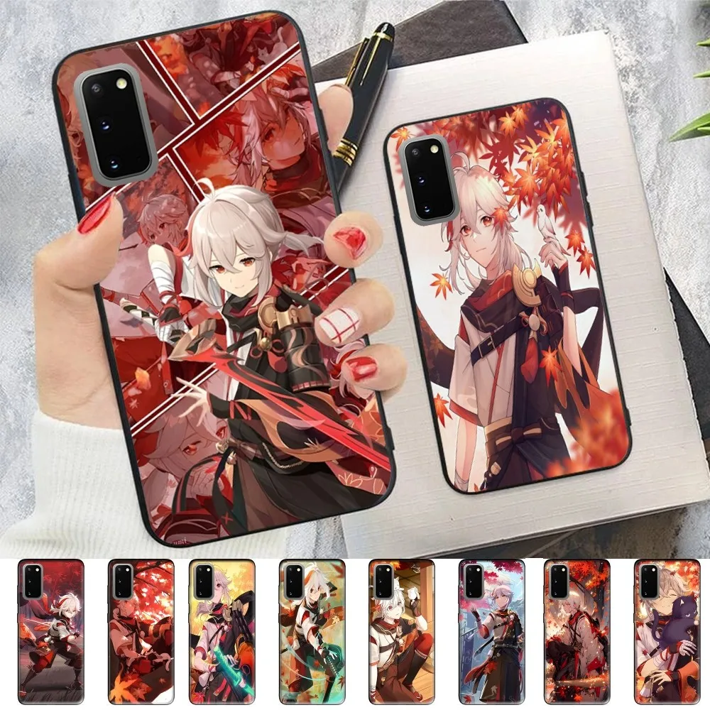 G-Genshin K-Kazuha Phone Case For Samsung S 9 10 20 21 22 23 30 23plus Lite Ultra FE S10lite Fundas