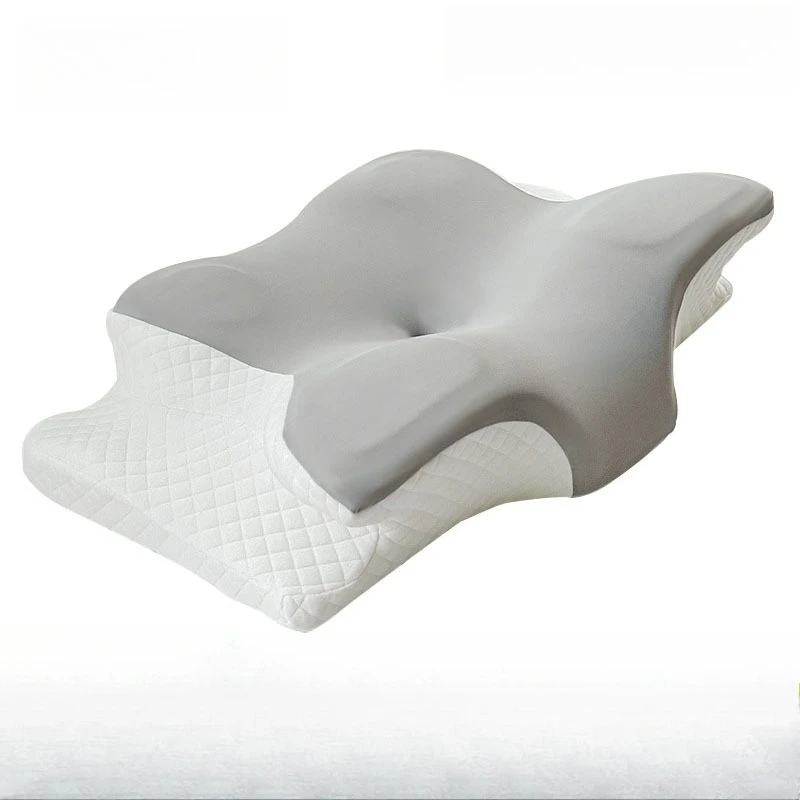 SOUENIE Butterfly Shaped Memory Foam Pillow, High Density Slow Rebound Cervical Support Neck Pillow