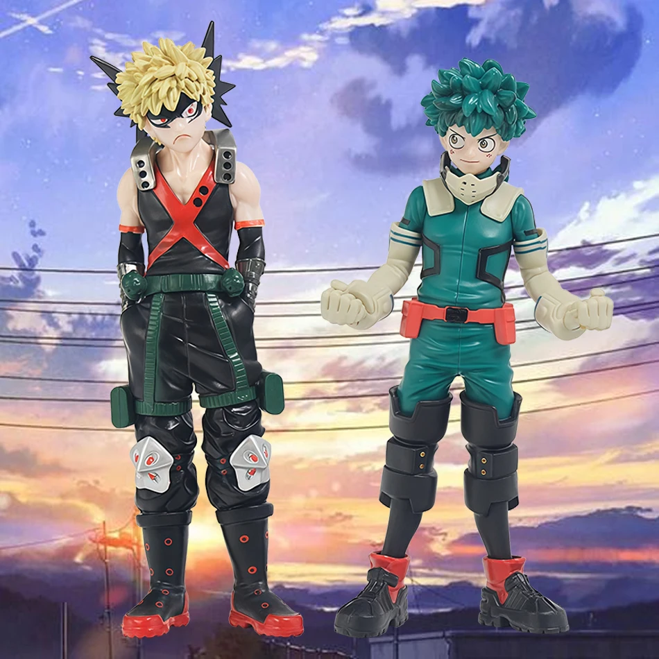 

Anime My Hero Academia Action Figures The Amazing Heroes Midoriya Izuku Bakugou Katsuki Model Figurine Collection Decoration Toy