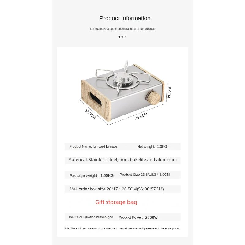 Imagem -05 - Outdoor Mini Cassette Fogão para Camping Fogão a Gás Portátil Aço Inoxidável Cassette Furnace Gases Burner Camping Acessórios