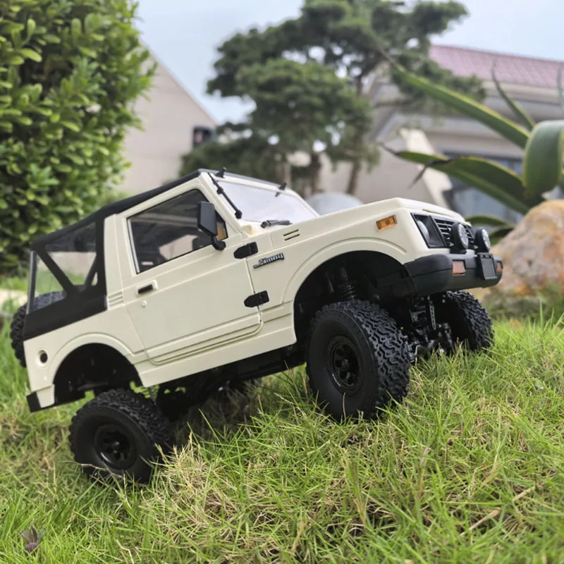 Naughty Dragon 1/10 C74-1 Full Scale Remote Control Car Jimny 4WD Climbing Outdoor Off road Open Top Car Simulation Model Toy Gi