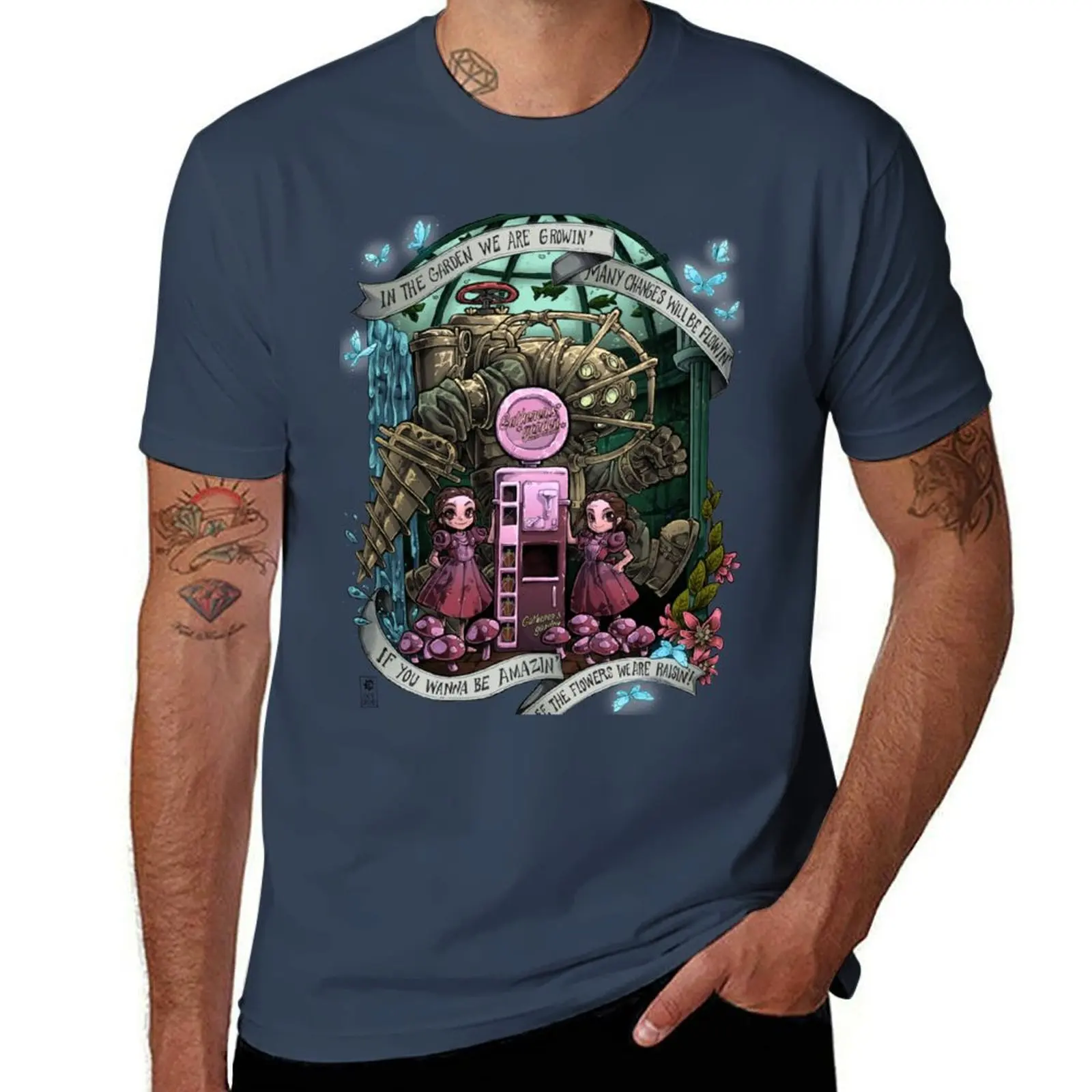 

Gatherer's Garden T-Shirt Louboutins croswit shirt man plain black t shirts men