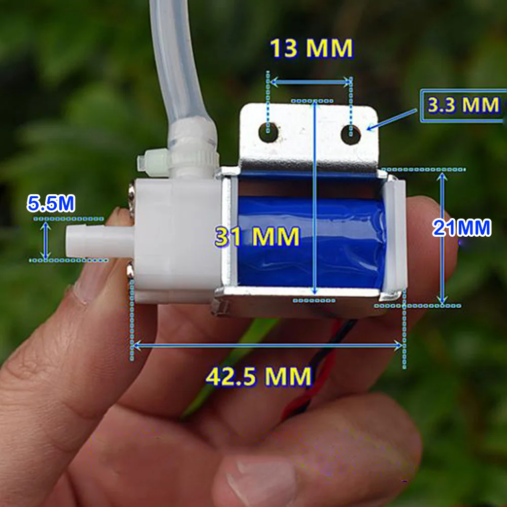 DC 12V 18V 0.2A Micro Electric Solenoid Valve N/C Normally Open Micro Electric Control Switch Discouraged Air Valve Water Valve