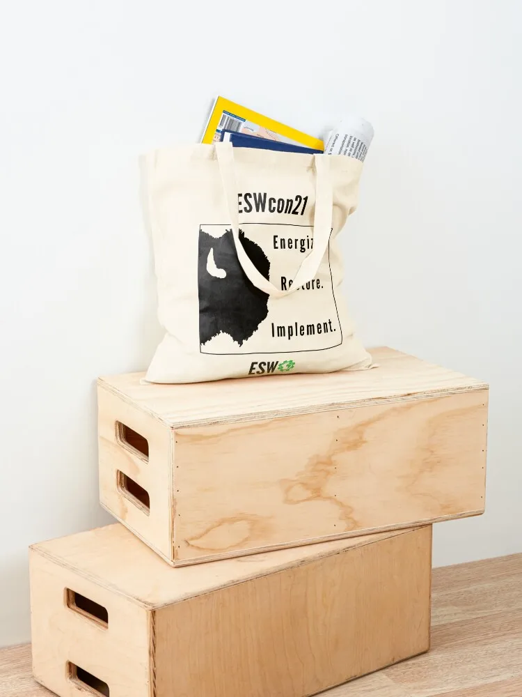 Buffalo Head 2 ESWcon21 Tote Bag Women's bags tote bag woman tote bag custom Woman shopper