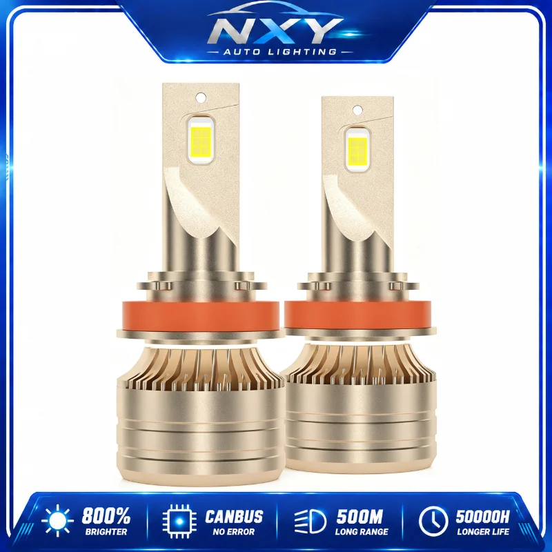 NXY M70 Blade Style LED Headlight Bulb H7 Super Bright Focus Beam Car Headlamp Upgrade High Power Front Light Plug and Play Kit