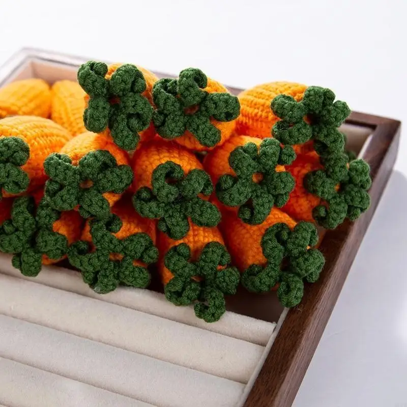 لعبة جزرة متماسكة جميلة دعائم جزرة مريحة للحياكة اليدوية لحديثي الولادة والتقاط الصور والاحتفال بعيد الفصح