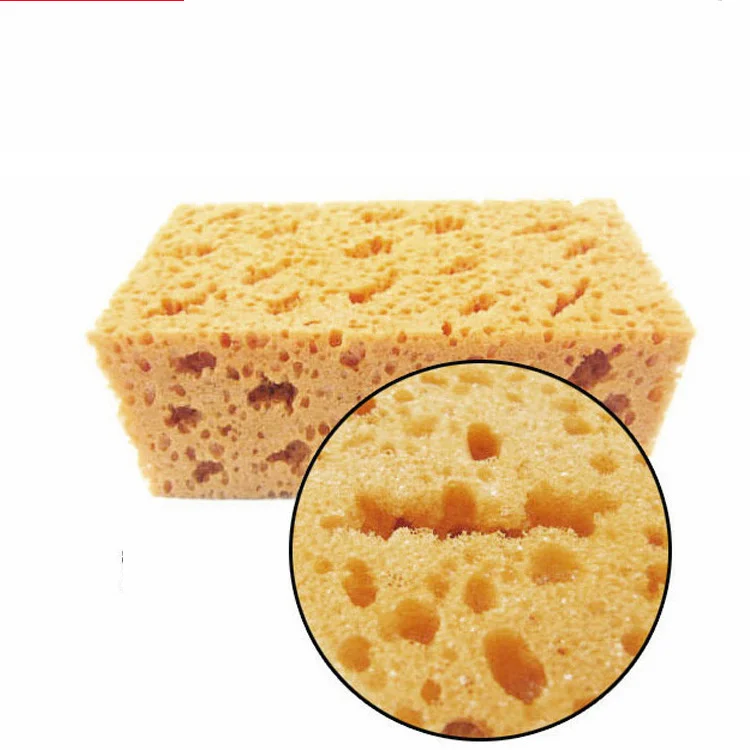 

Cleaning and beauty products, square honeycomb sponge, car waxing sponge, 16.5 * 11 * 9CM coral car wash sponge