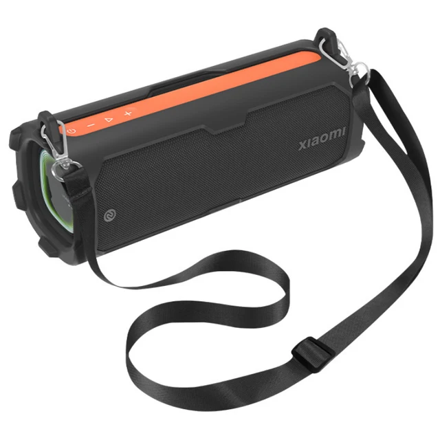 BIBOYOU Silicone Case Cover for Xiaomi Sound Party Bluetooth Speaker, Travel Carrying Protective with Shoulder Strap