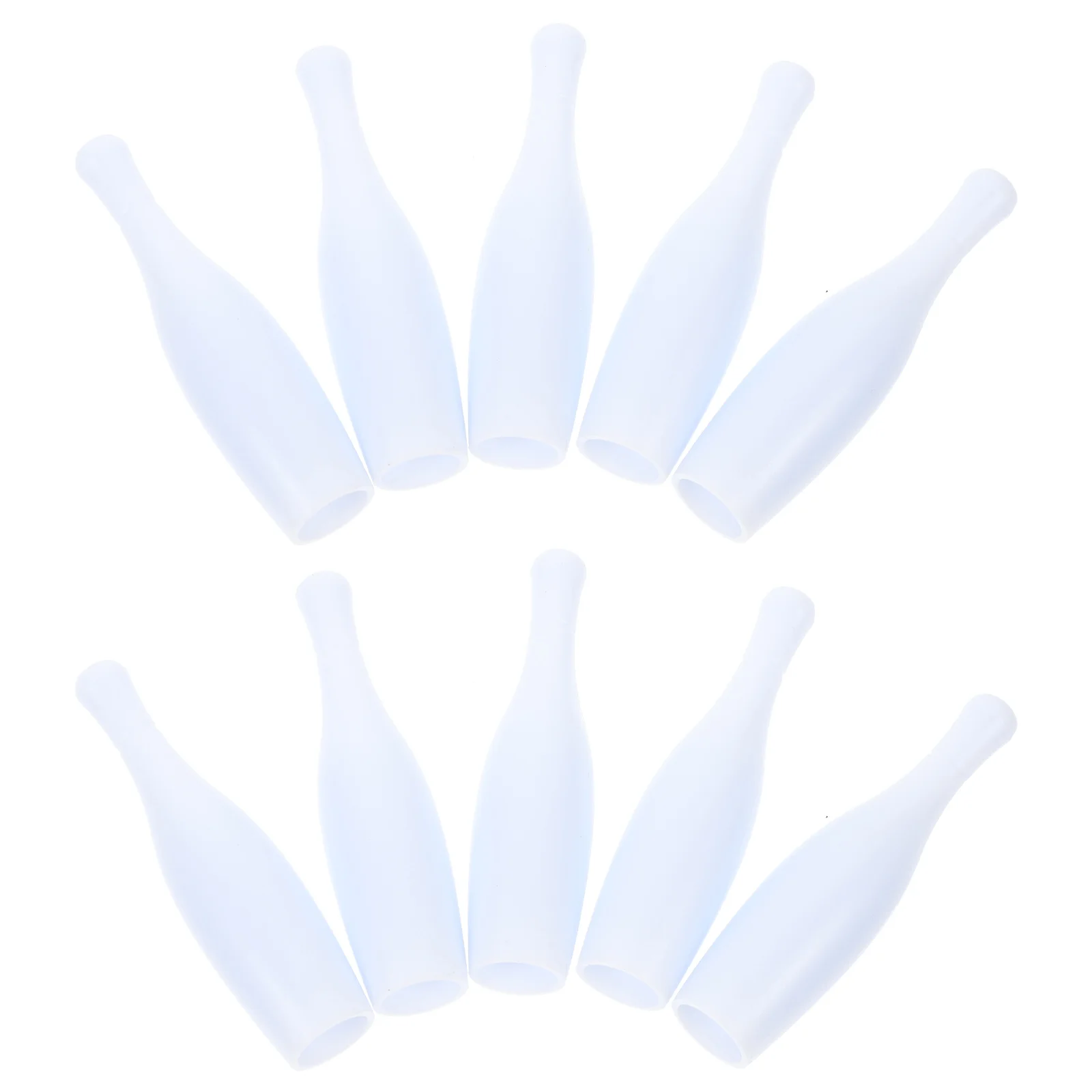 20 Pcs Mini Bowling Interactive Pin Bulk Plastic for Table Child Replacement Accessory