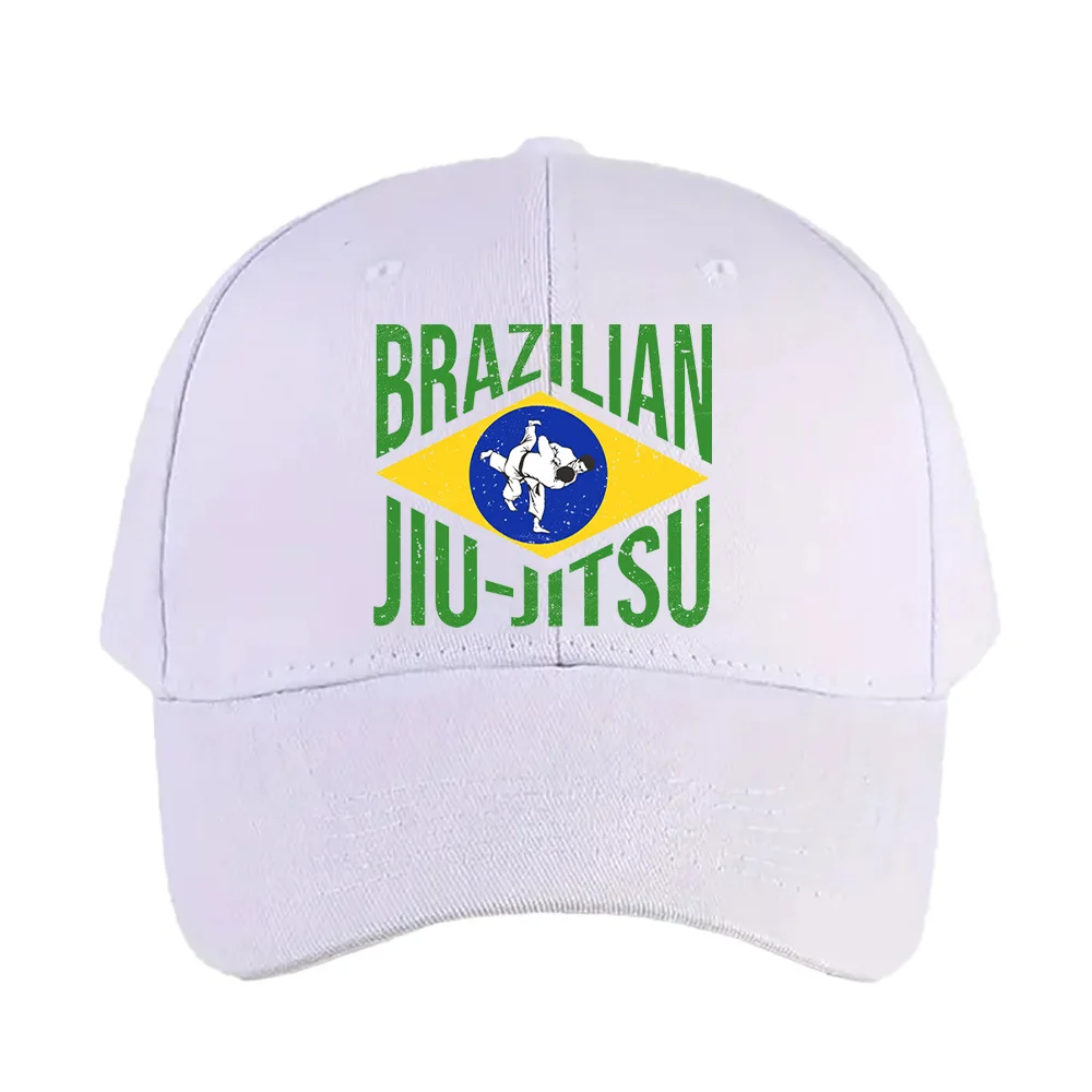 Brazilian Jiu-Jitsu BJJ gift for martial arts lovers Caps Summer Adult Baseball Cap Adjustable with Curved Brim Duckbill Hat