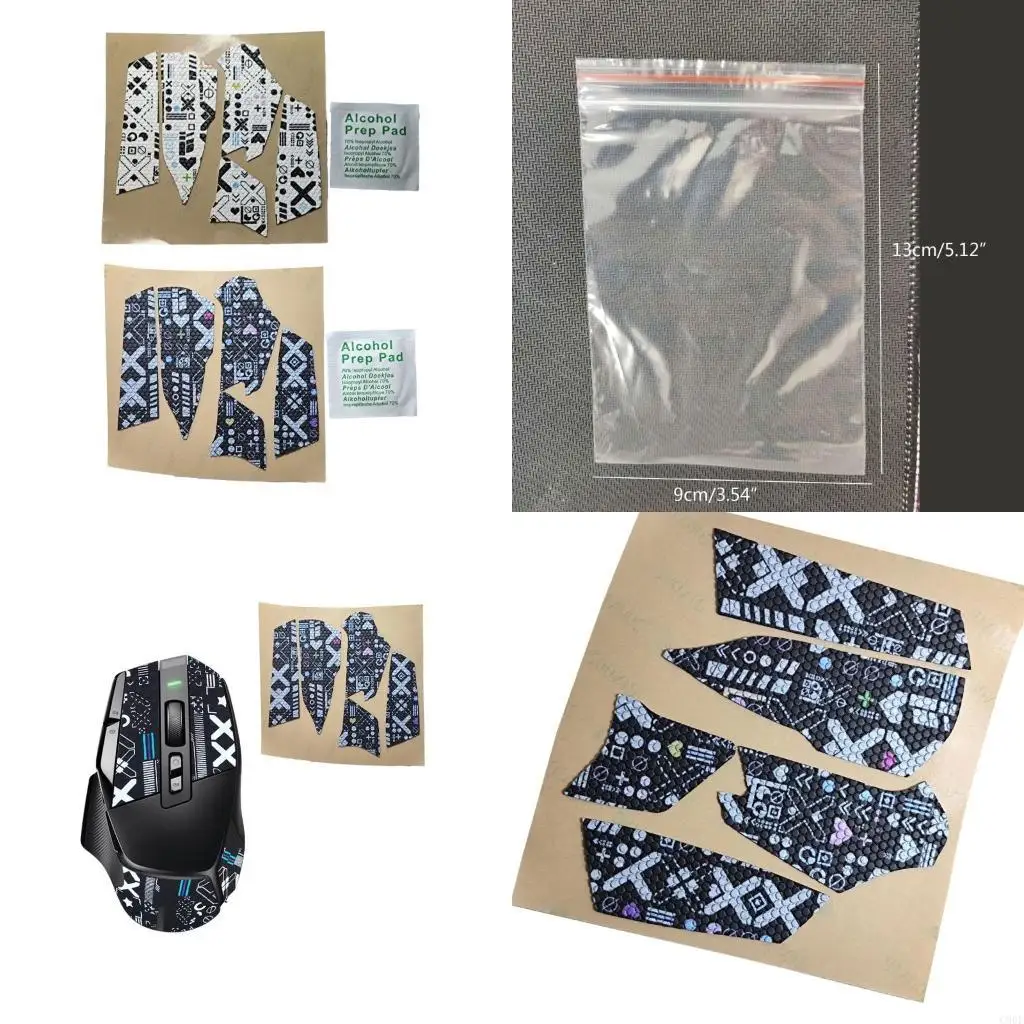 

C90F Улучшенная лента для захвата игровой мыши, противоскользящая и устойчивая к поту силиконовая лента для ручек мыши G502X