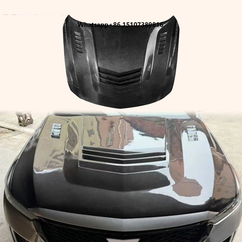 For CT5 20-26 Carbon Fiber MN Style Front Vented Cooling Hood Bonnet
