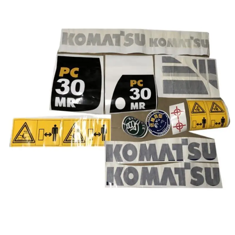 Excavator whole vehicle stickers Car logo stickers Komatsu PC30MR-2 PC30UU-3 PC35MR-2 PC40MR-2 PC50MR-2 PC55MR-2