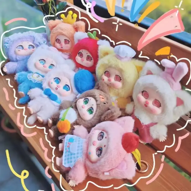 

Big Beautiful 8Pcs Pig Girl Plush Series Surprise Blind Box Trend Toy Vinyl Doll Kawaii Pendant Mysteri Birthday Gift Collection