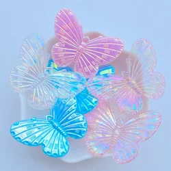 10Pcs New Resin Mini 20*40mm Little Butterfly Series Flat back Scrapbooking DIY Jewelry Craft Decoration Accessories