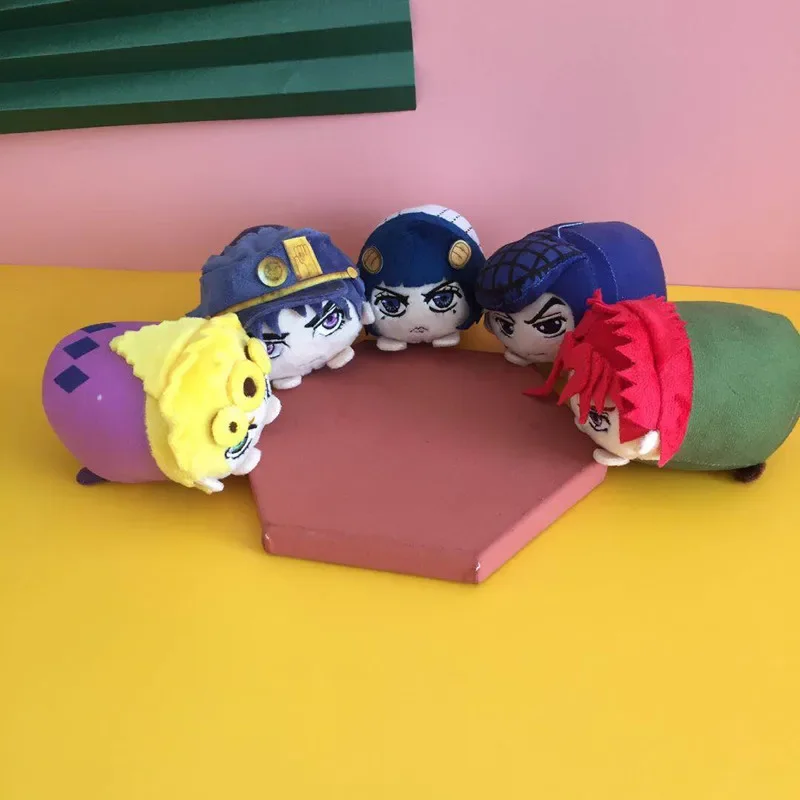 10Cm Kujo Kakyoin Noriaki Jotaro Animation Derivatives Customised Plush Filling Toys Bag Decoration Keychain Gifts for Kids