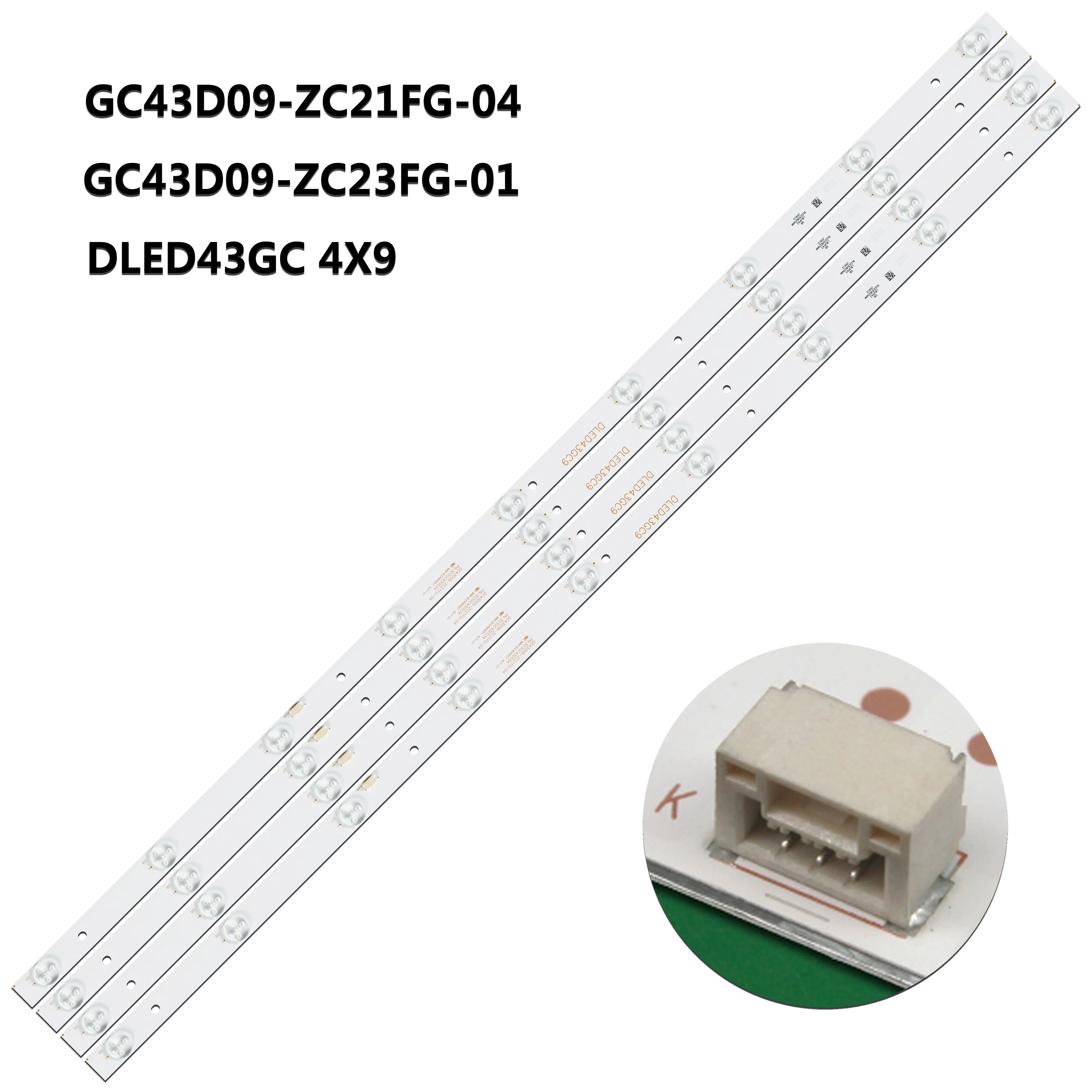 GC43D09-ZC21FG-04 Untuk 43 inci 43PFF5011 43PFF3011/T3 43PFF5081 43LEM-1023/FTS2C LE43CT5000AK LE43CT2500AK LE43CT2000AK LED43M5096DK
