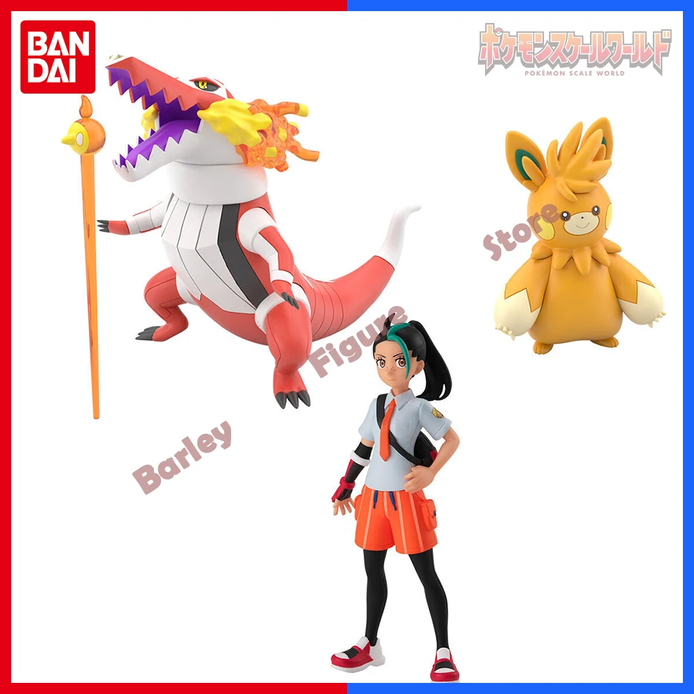 

Bandai Candy Pokemon Scale World Paldea Region Nemona Greninja Diggersby Anime Original Figures Model Ornaments Collection Toys