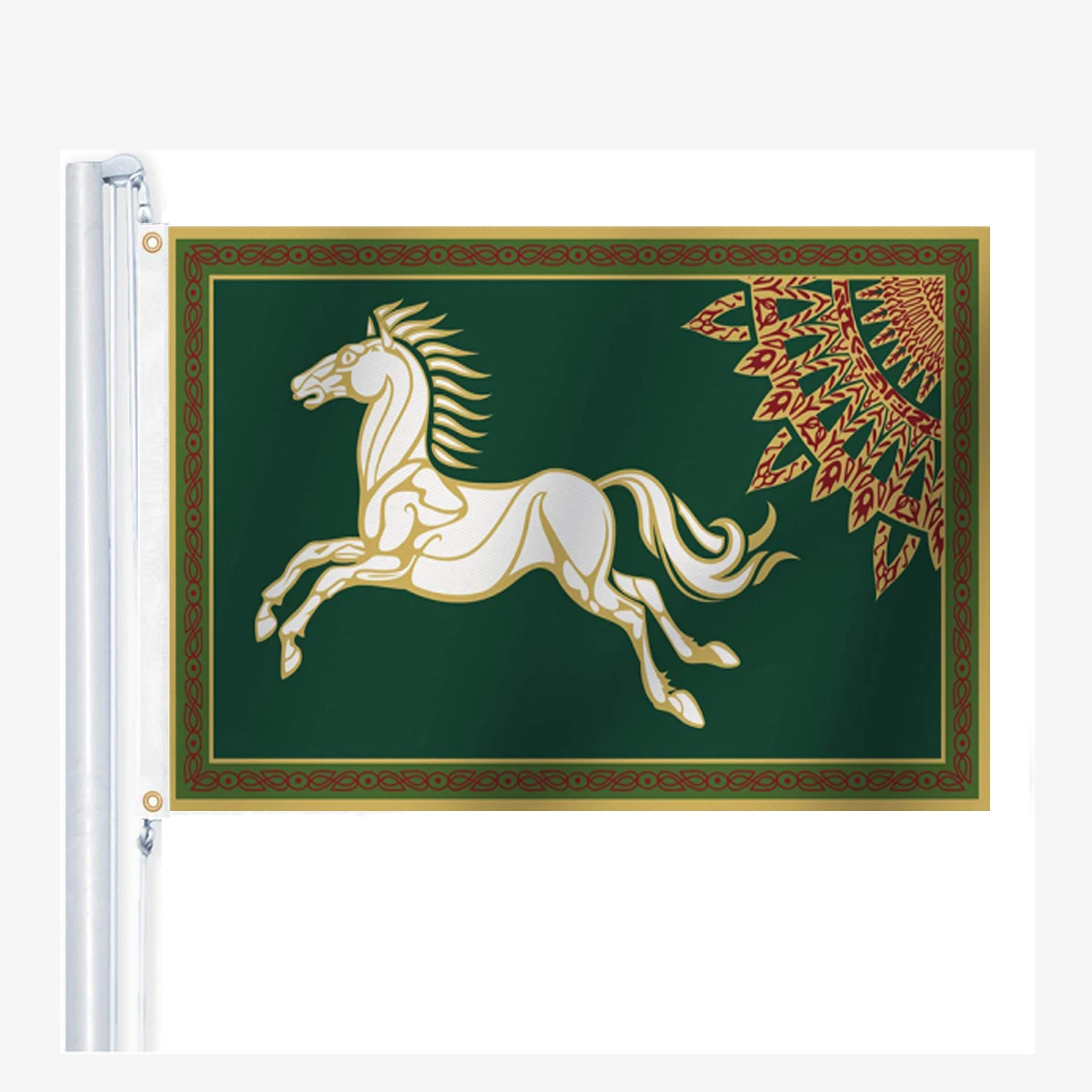 Rohan national flag riding flag flags,90*150CM,100% polyester,banners and flags