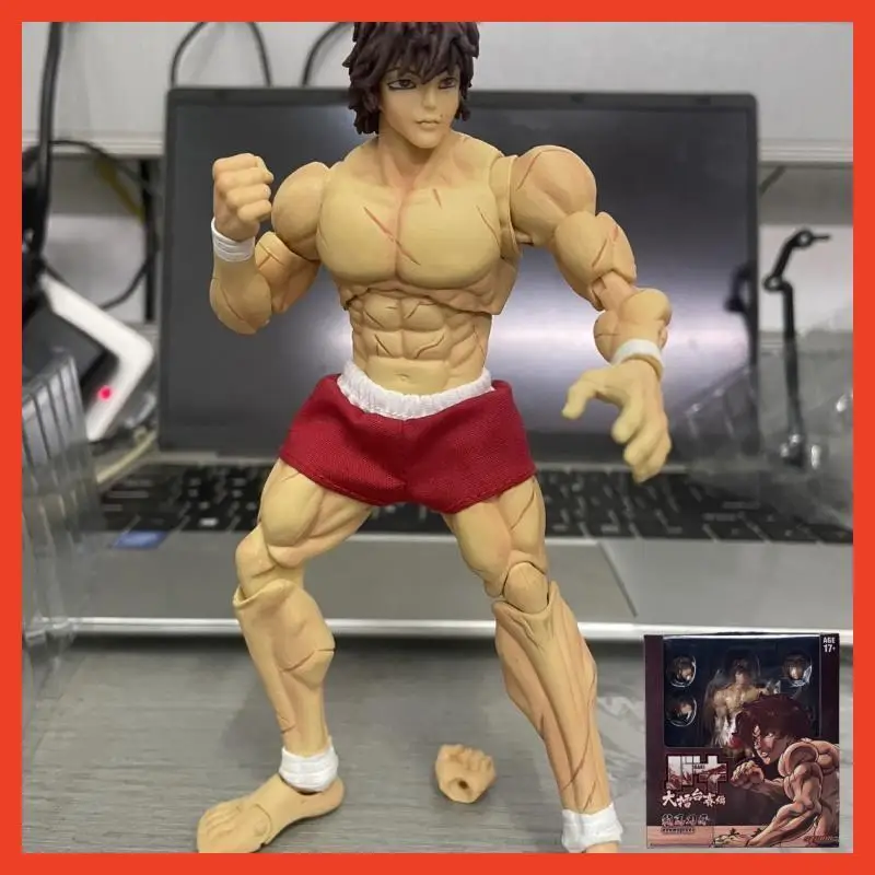 Anime Hanma Baki Hama e Kibk Action Figure, Filho do Ogre Ko St, Decoração Coleção, Toy Modelo de Boneca, Presente de Natal, 1:12