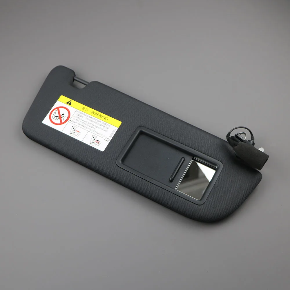 4K0857552 Genuine RH Side Black Sun Visor With Mirror For Audi A6 C8 Q8 2019+ 4K0 857 552