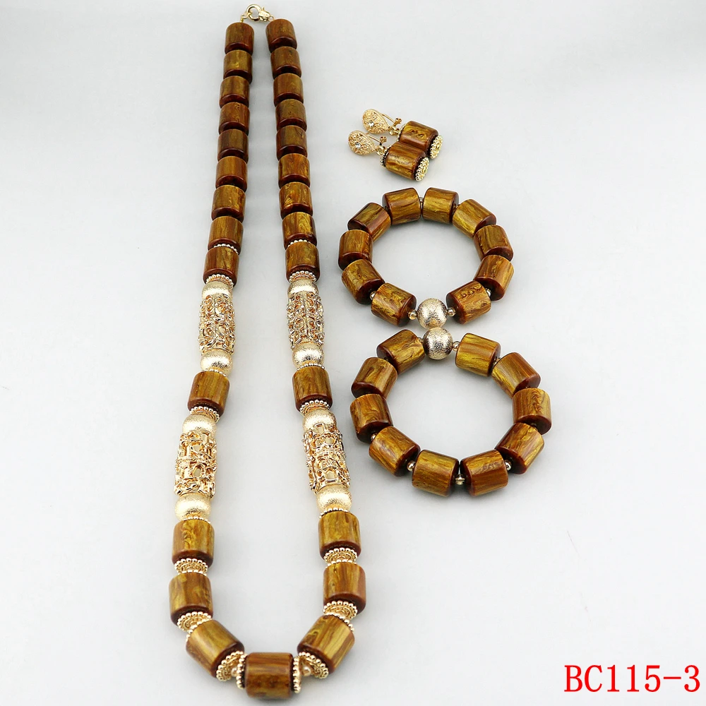 Bridal Jewelry Sets Teal Green Nigerian Wedding African Beads Jewelry Set Crystal Women New Necklace Set