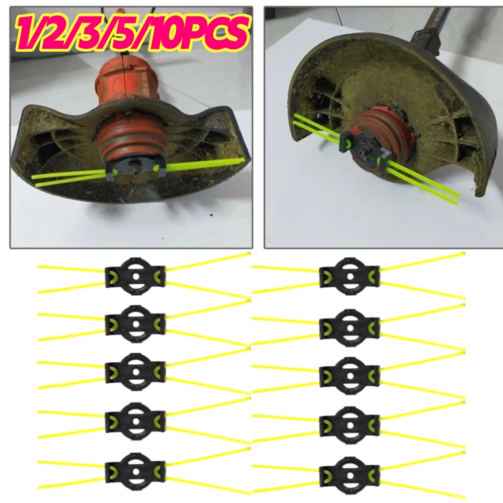 

Simple Grass Rope Mower Accessories Straw Rope Wear-resistant Mower Head Replacement For Lawn Care 1/2/3/5/10PCS