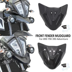 Motorcycle Front Fender Mount Holder Hugge Wheel Cover Fairing Extension Accessories For 390 790 Adventure ADV 2019 2020 2021