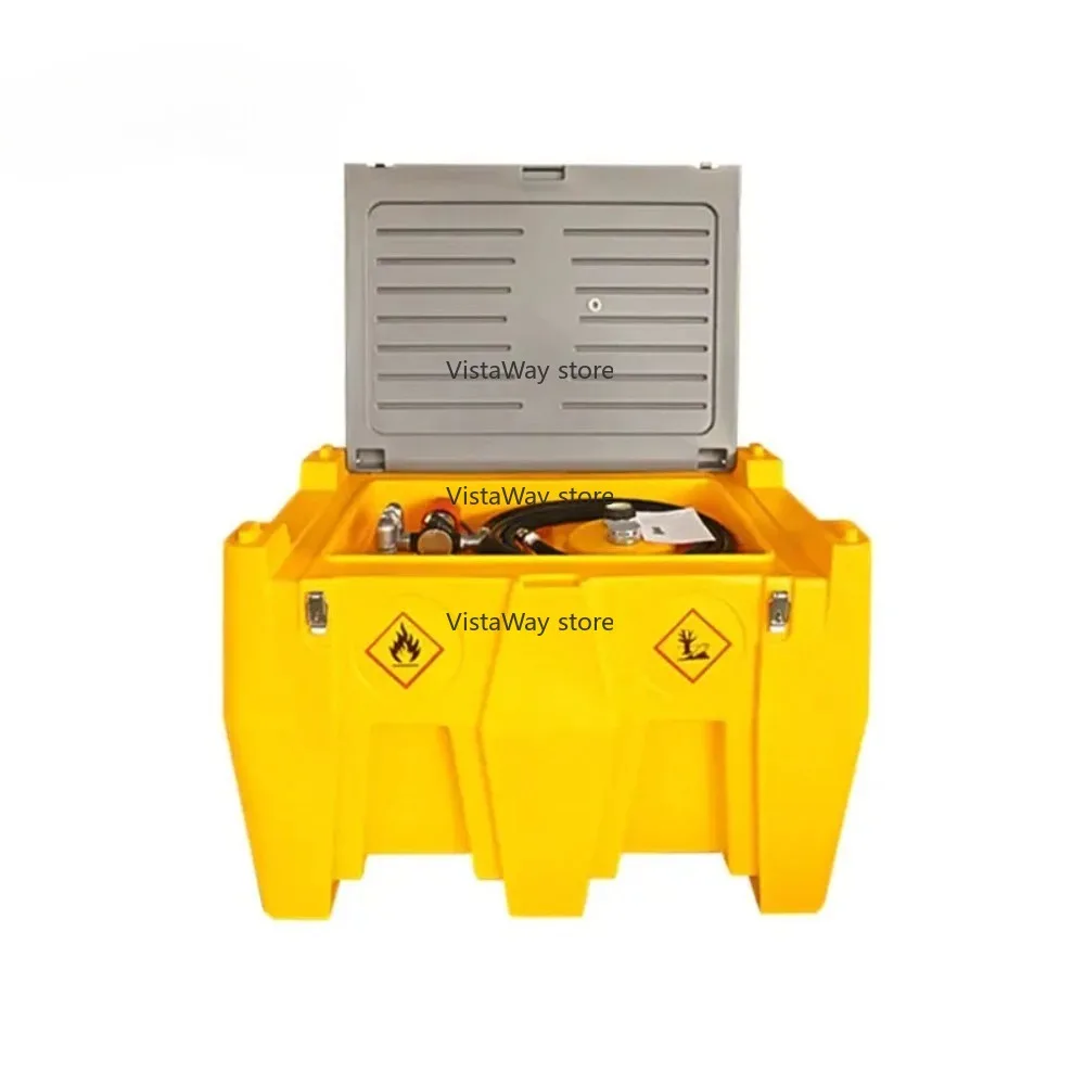 Tanque de transferencia de caddy diésel de combustible portátil eléctrico 53L/240L/480L/500L para repostaje en el sitio