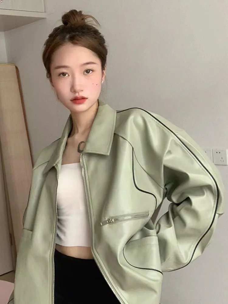 

Baseball Jackets Teenager Womens Summer Pockets Knitted Windproof Vintage Floral Bow Sportwear Abrigos Waisted Porosity Patched