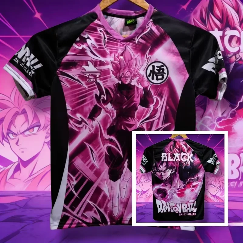 Neu eingetroffen: Goku Dragon Ball T-Shirt für Herren und Damen – Modisches 3D-Print-Shirt, lustiges Kurzarm-Rundhals-Cosplay-T-Shirt