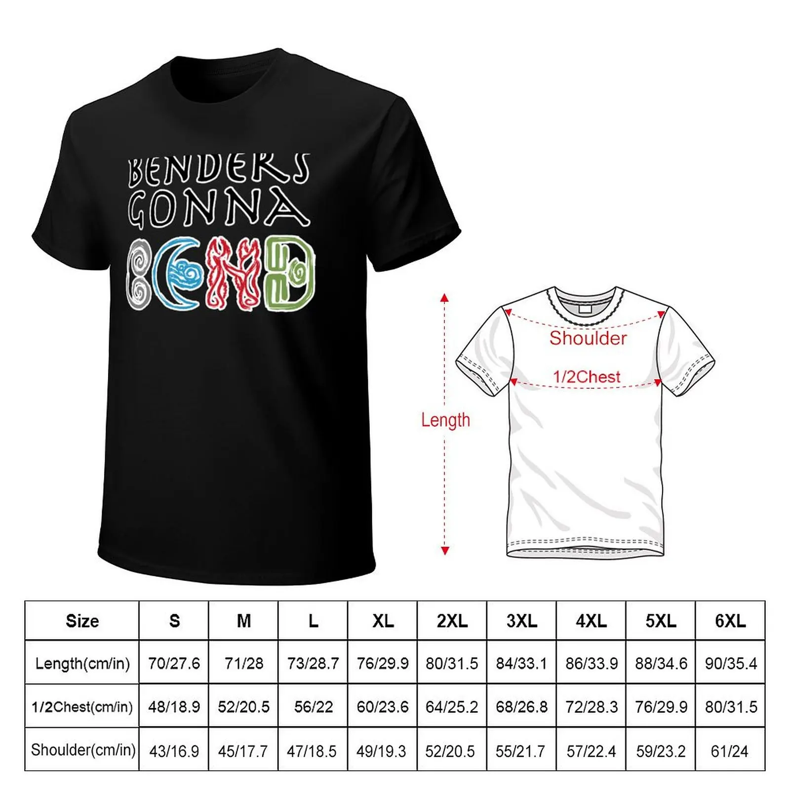 Benders Gonna BEND T-Shirt Retro Graphic Print T-Shirt