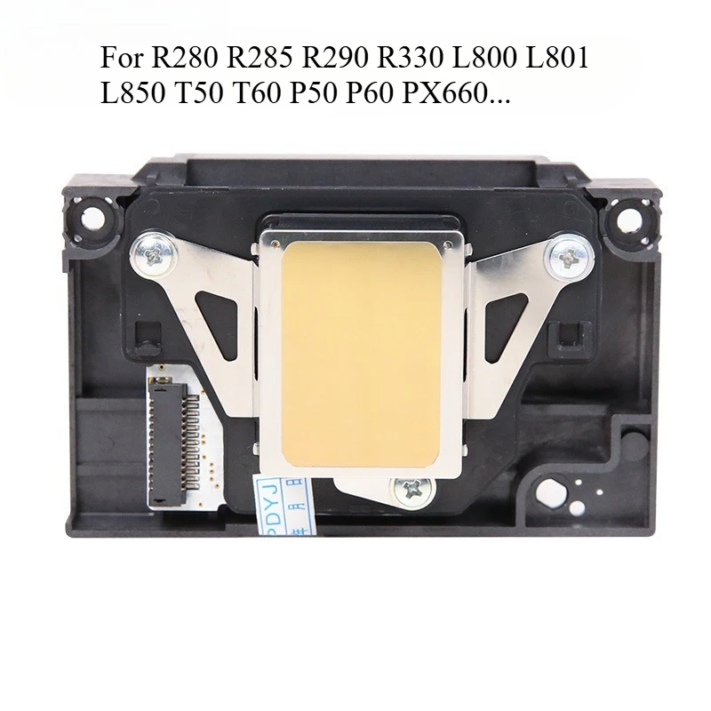 Оригинальная печатающая головка F180000 L805 UV dtf для принтера Epson R280 R285 R290 R330 L800 L801 L850 T50 T60 P50 P60 PX660