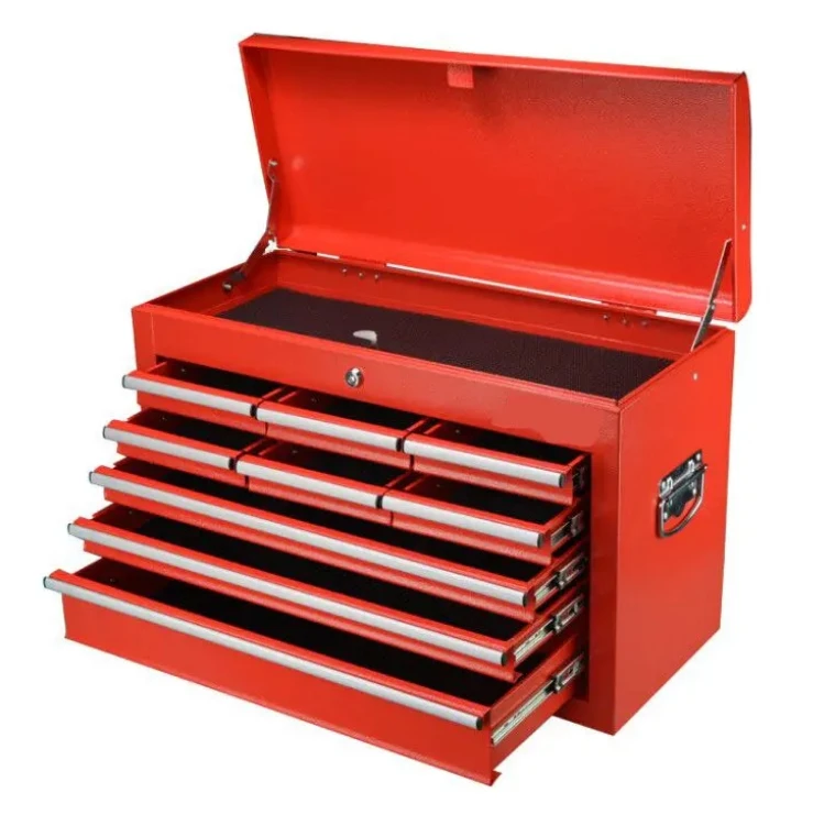 2025Heavy Duty Portable Tool Box Drawers Cabinet Handle Customizable Metal Iron Chest for Garage Workshop Use OBM/OEM