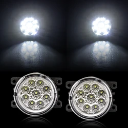 Fog Lights LED Headlight for Ford Focus 2 3 MK2 MK3 Transit Custom Tourneo Fusion Fiesta Mustang Ranger C-Max Fog Lamp Foglight